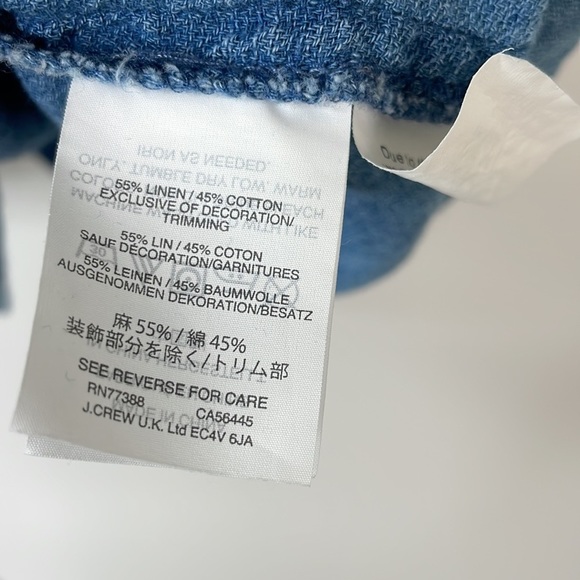 Madewell Indigo Peasant Dress Small - Picture 7 of 13